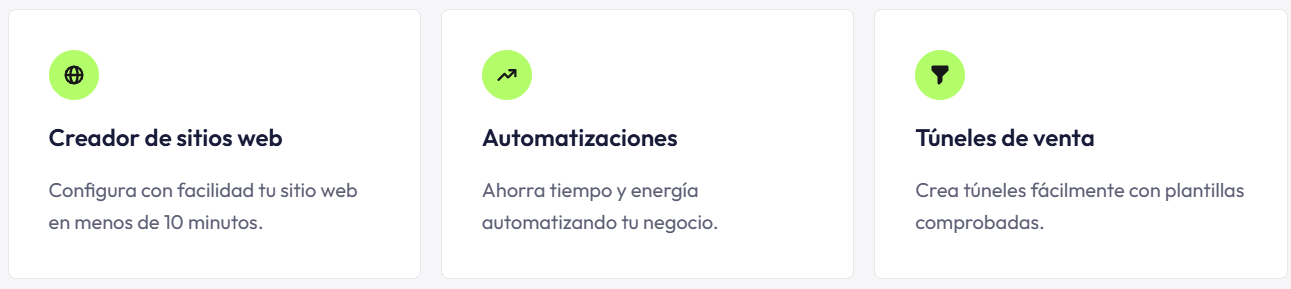 herramientas que incluye systeme.io 